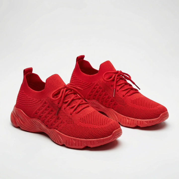 Lyvora - Sneaker in maglia traspirante con lacci