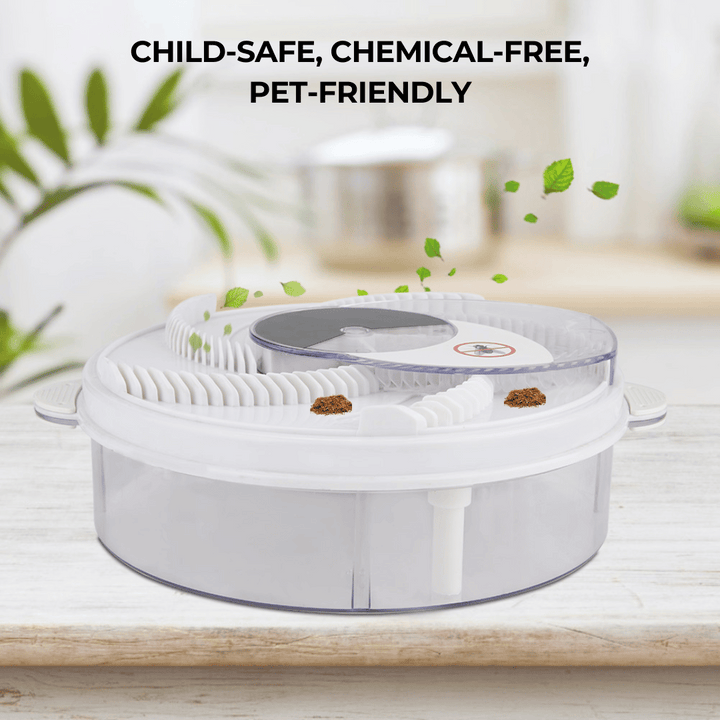 Acchiappa-mosche automatico per uso domestico ed esterno