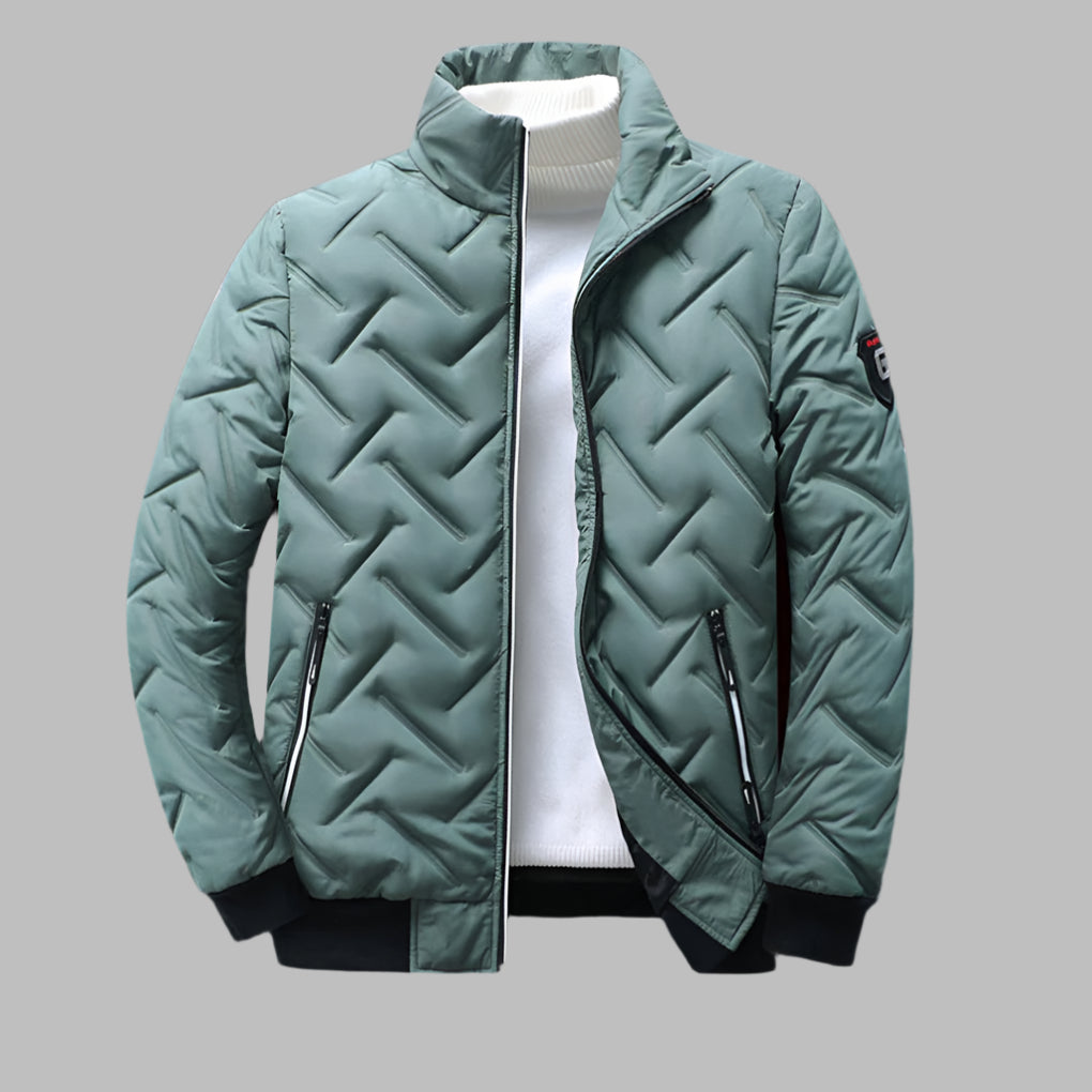 Giacca Windbreaker a Zip Completa da Uomo