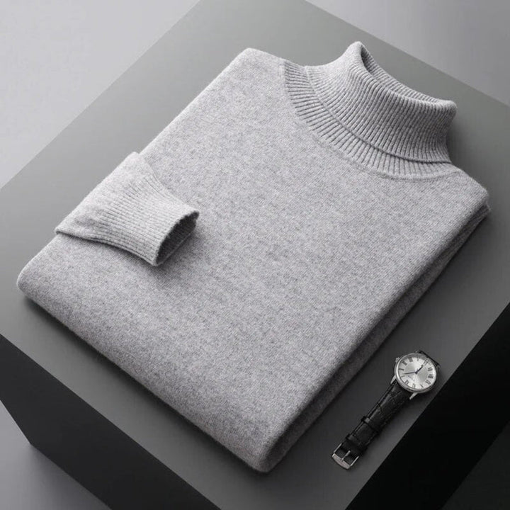 Maglione a collo alto da uomo: elegante strato dal look raffinato