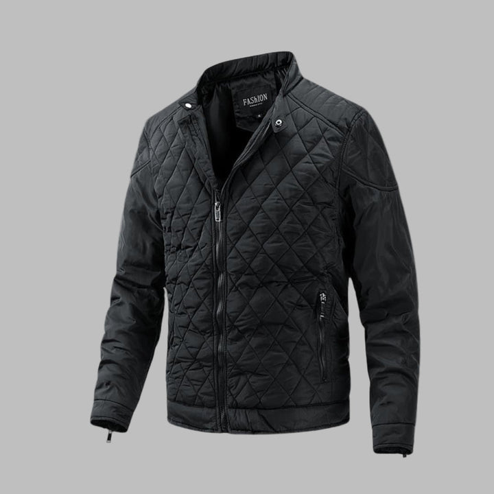 Elegant quilted transitional jacket for men