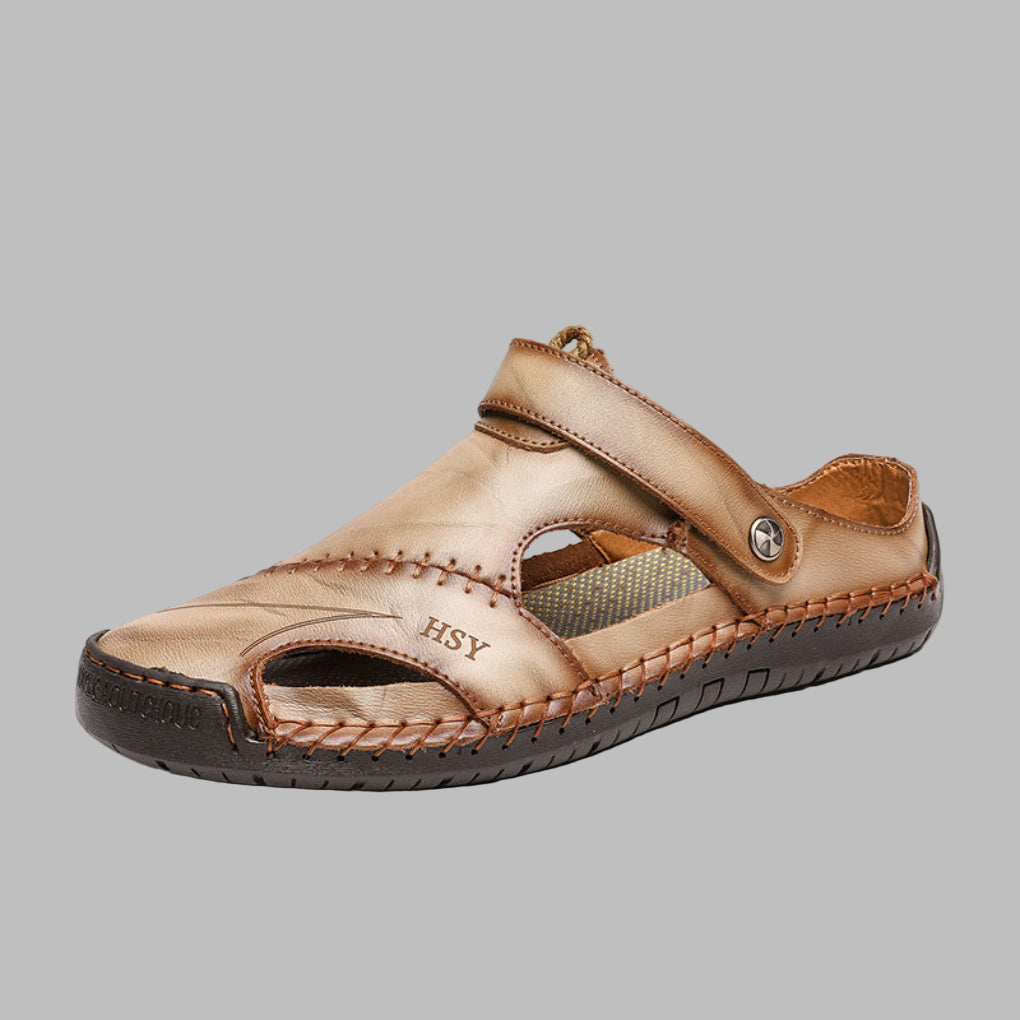Sandalias cómodas de piel para hombre Comfort para las aventuras de verano