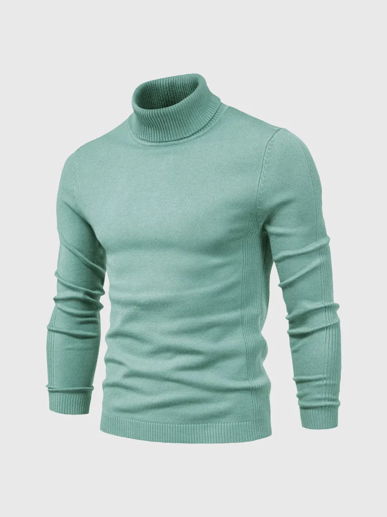 Maglione a collo alto da uomo