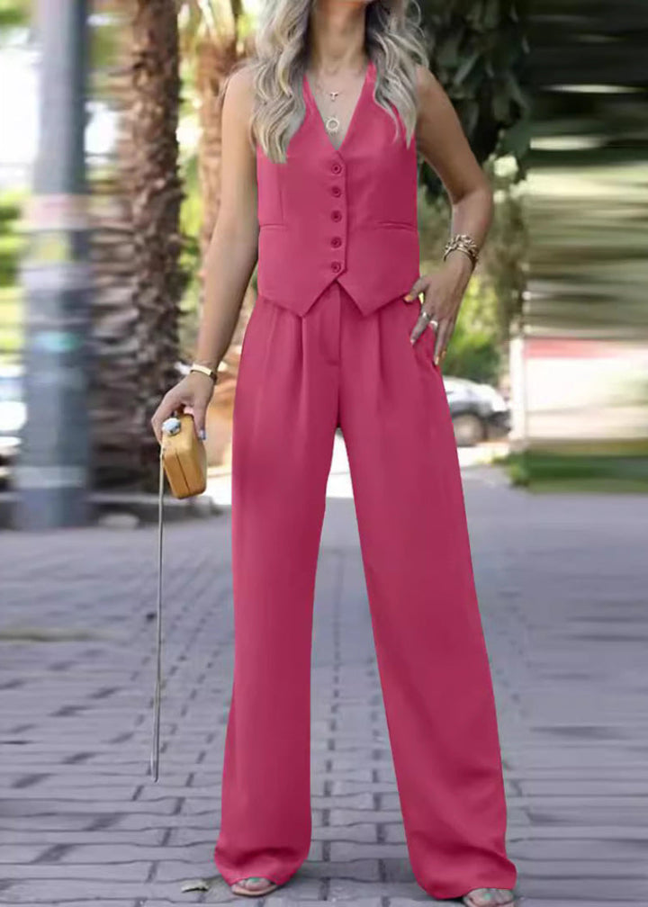 Elegante set de blazers sin mangas para mujer