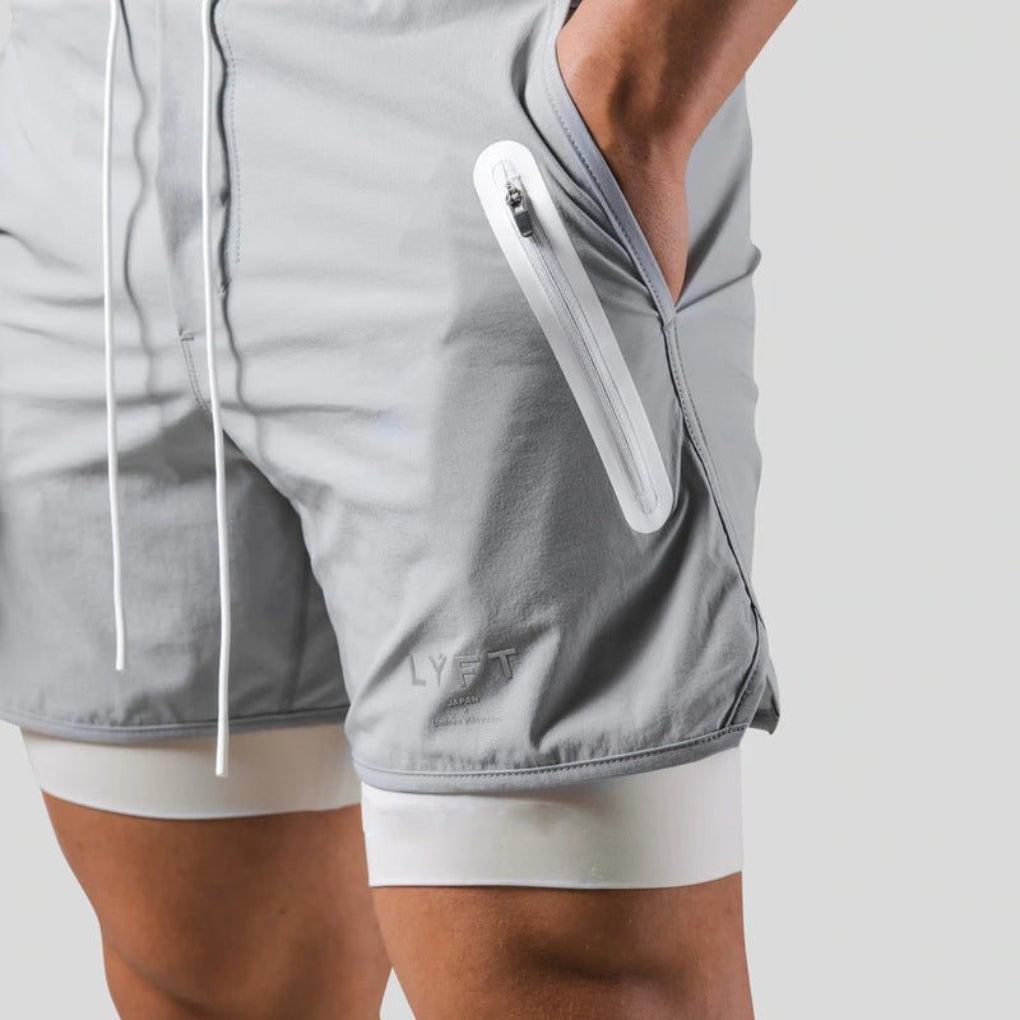 2-in-1 Pantaloni Sportivi e da Allenamento Uomo