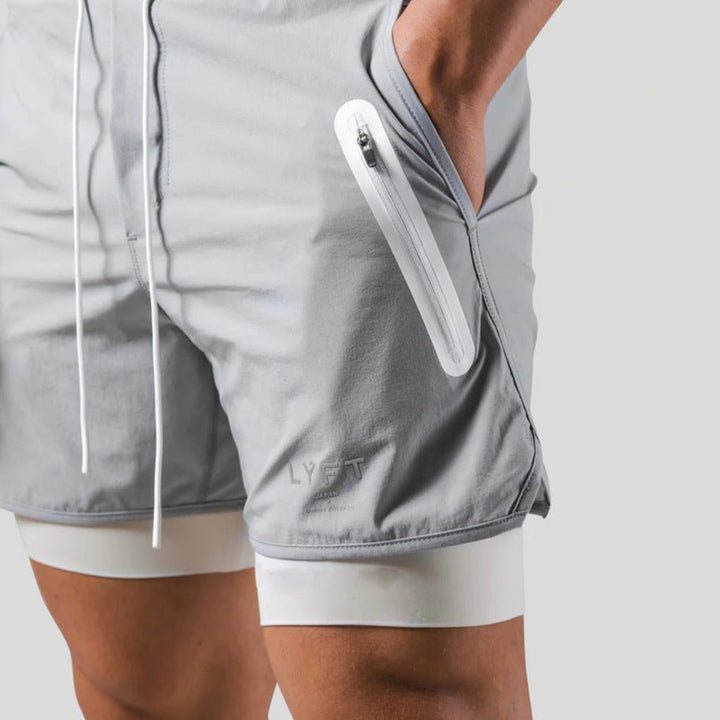2-in-1 Pantaloni Sportivi e da Allenamento Uomo