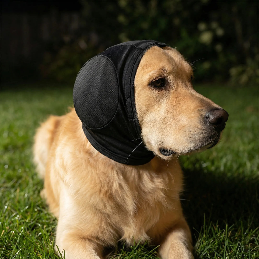 Pawlulz - Cappuccio morbido e calmante per cani