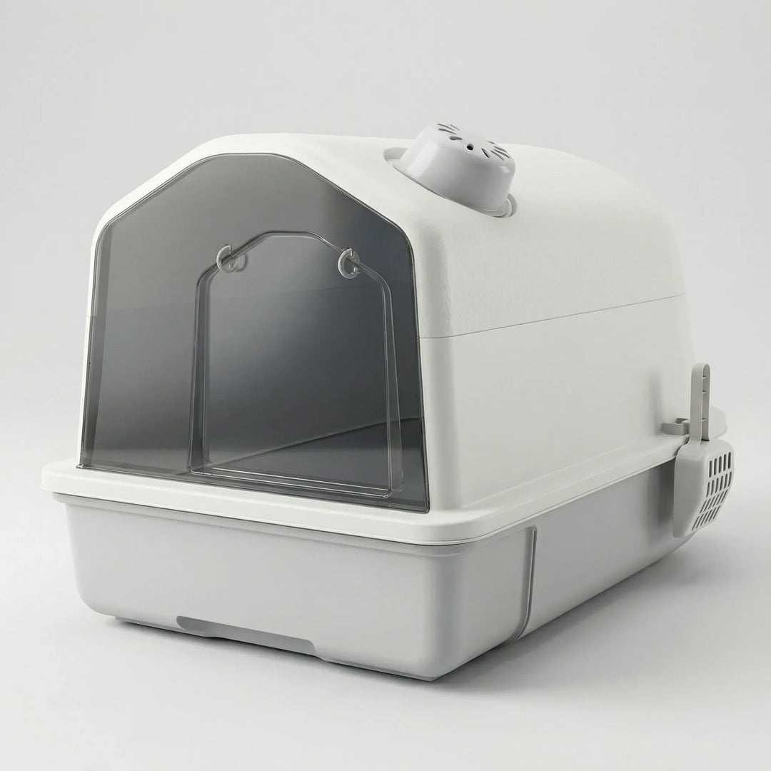 Pawvault - Lettiera per gatti XL completamente chiusa
