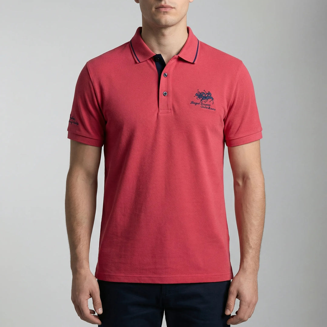 Plaxton - Polo a maniche corte con colletto classico