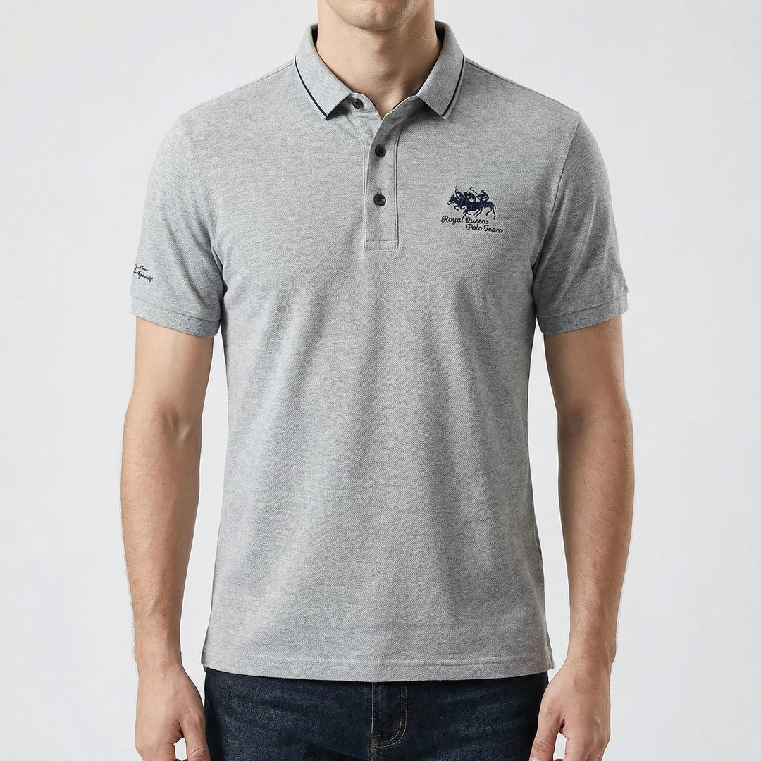 Polven - Polo a maniche corte dal taglio sartoriale