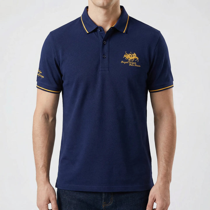 Polven - Polo a maniche corte dal taglio sartoriale