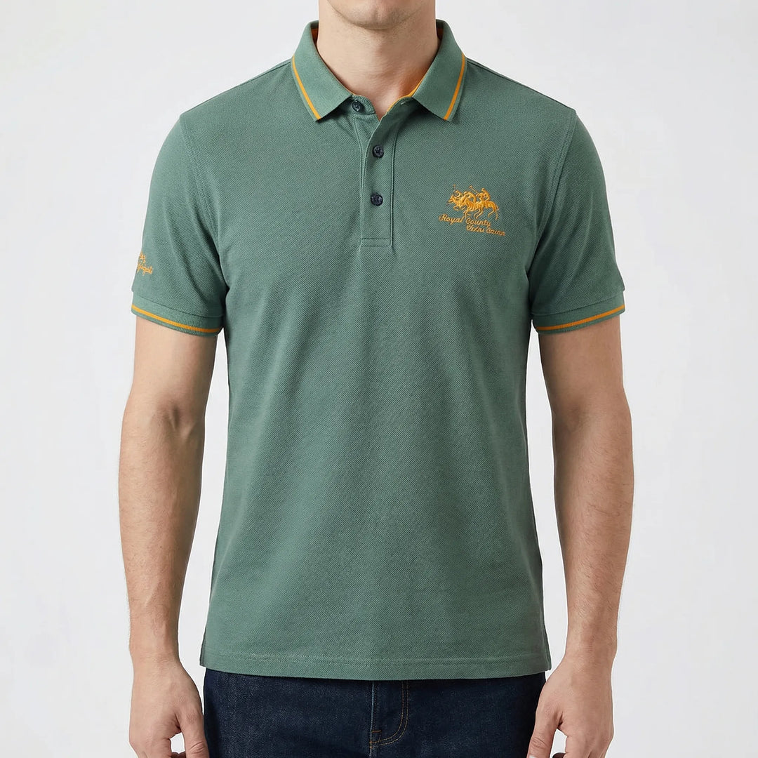 Polven - Polo a maniche corte dal taglio sartoriale