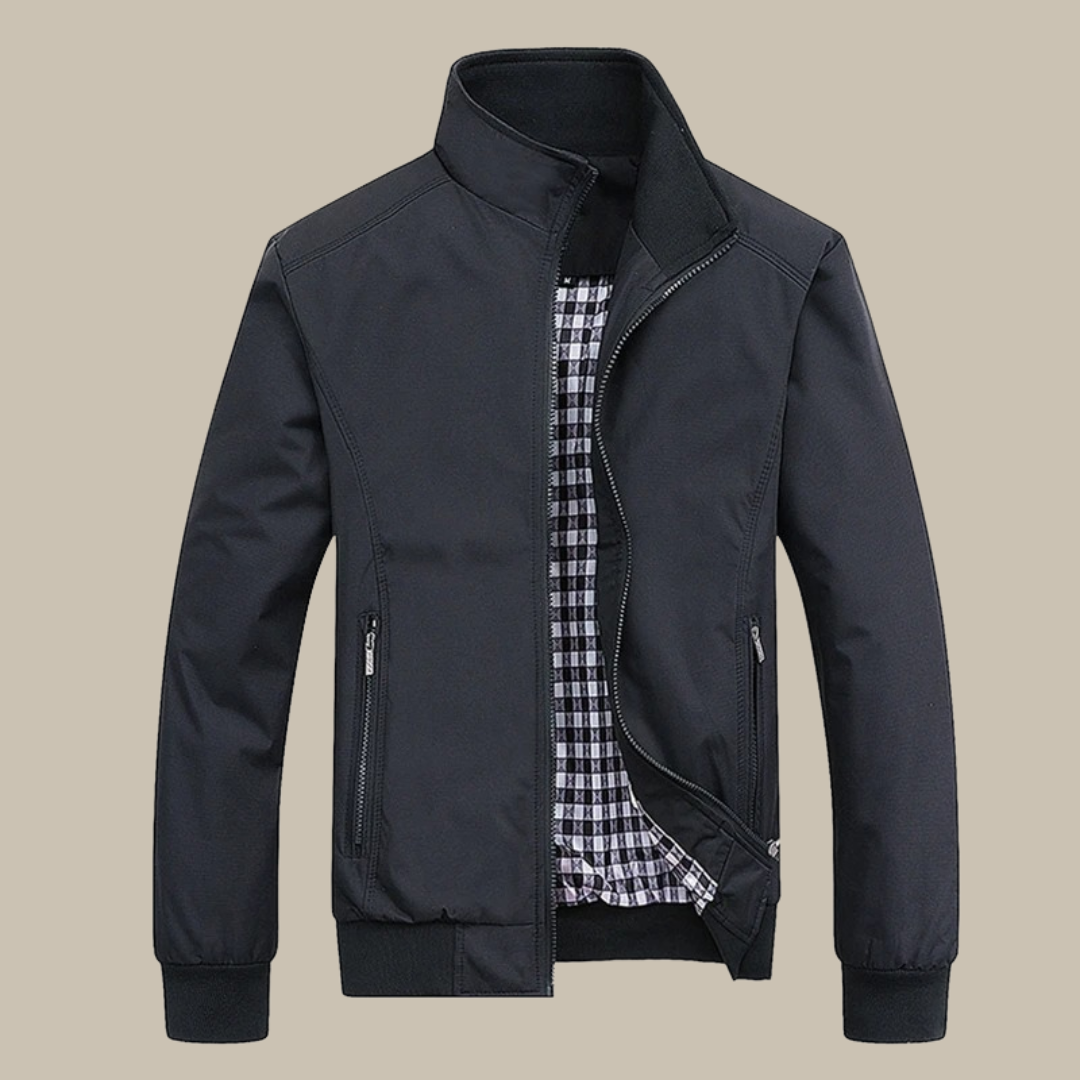 Elegant summer windproof jacket for men