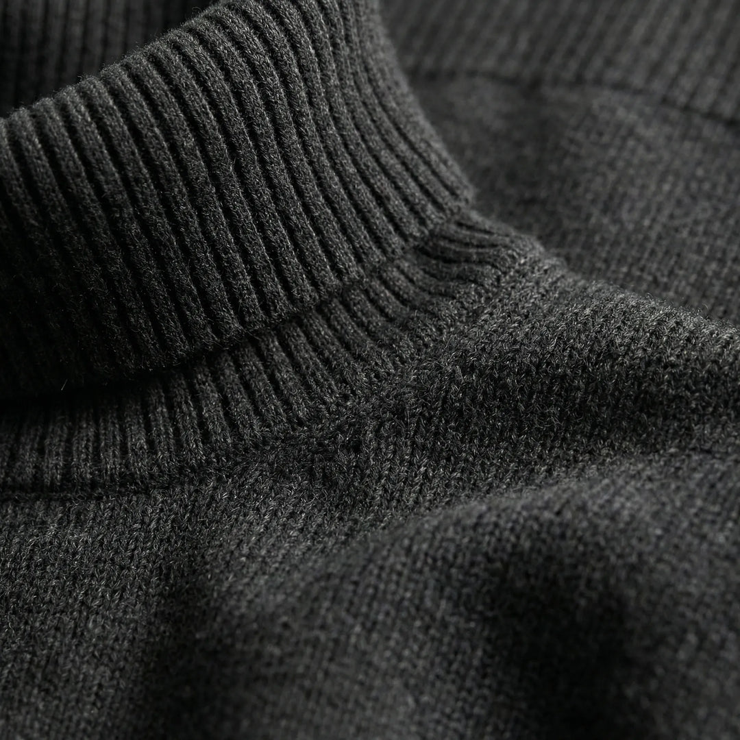 Pullova - Completo composto da maglione a collo alto e pantaloni a gamba larga