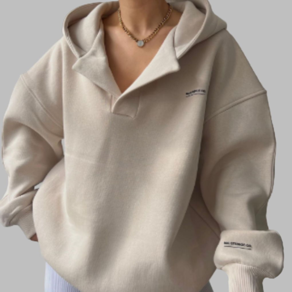 Modern winter pullover for women