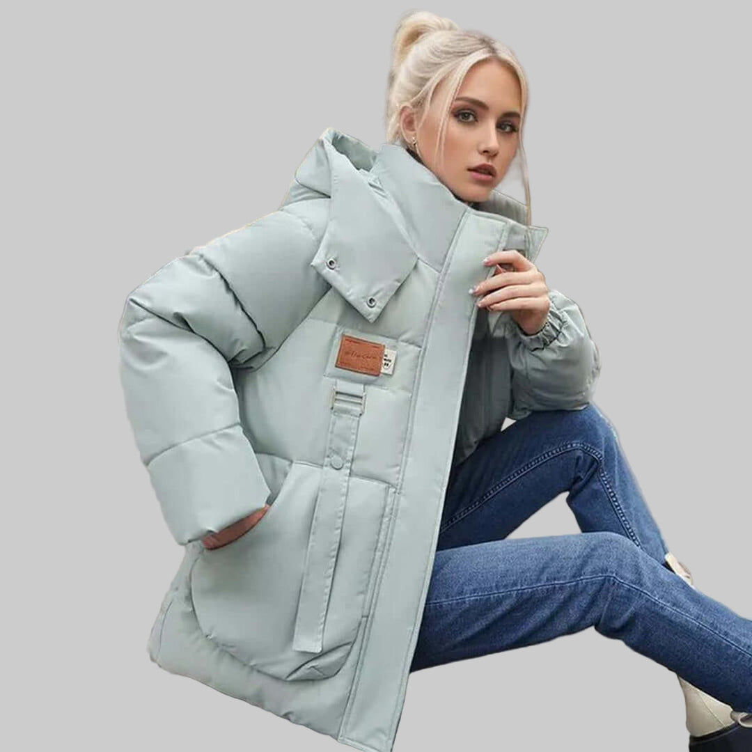 Giacca a Cappuccio Quilted da Donna