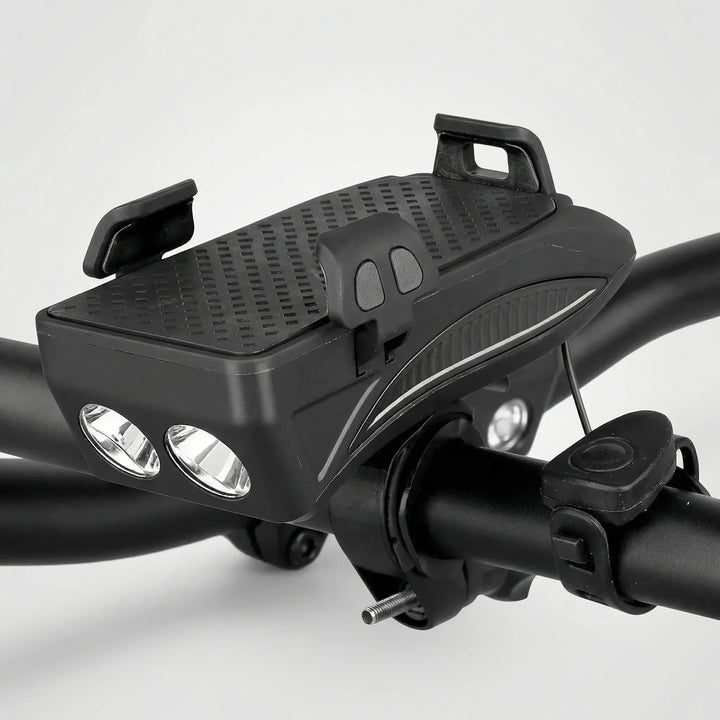 Rydlux - Supporto multifunzionale 4 in 1 per manubrio di bicicletta
