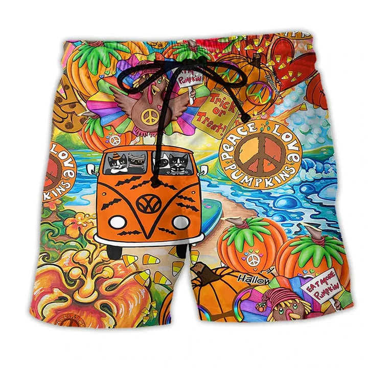 Pantaloncini da Bagno da Uomo con Stile Graffiti