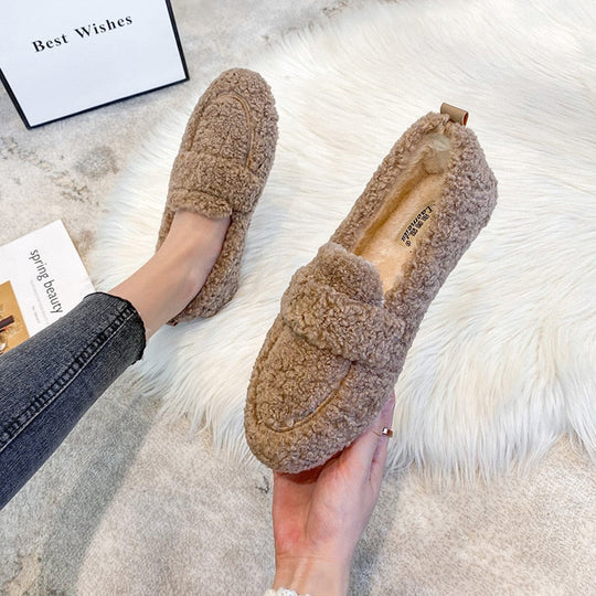 Zapatillas de peluche para mujer