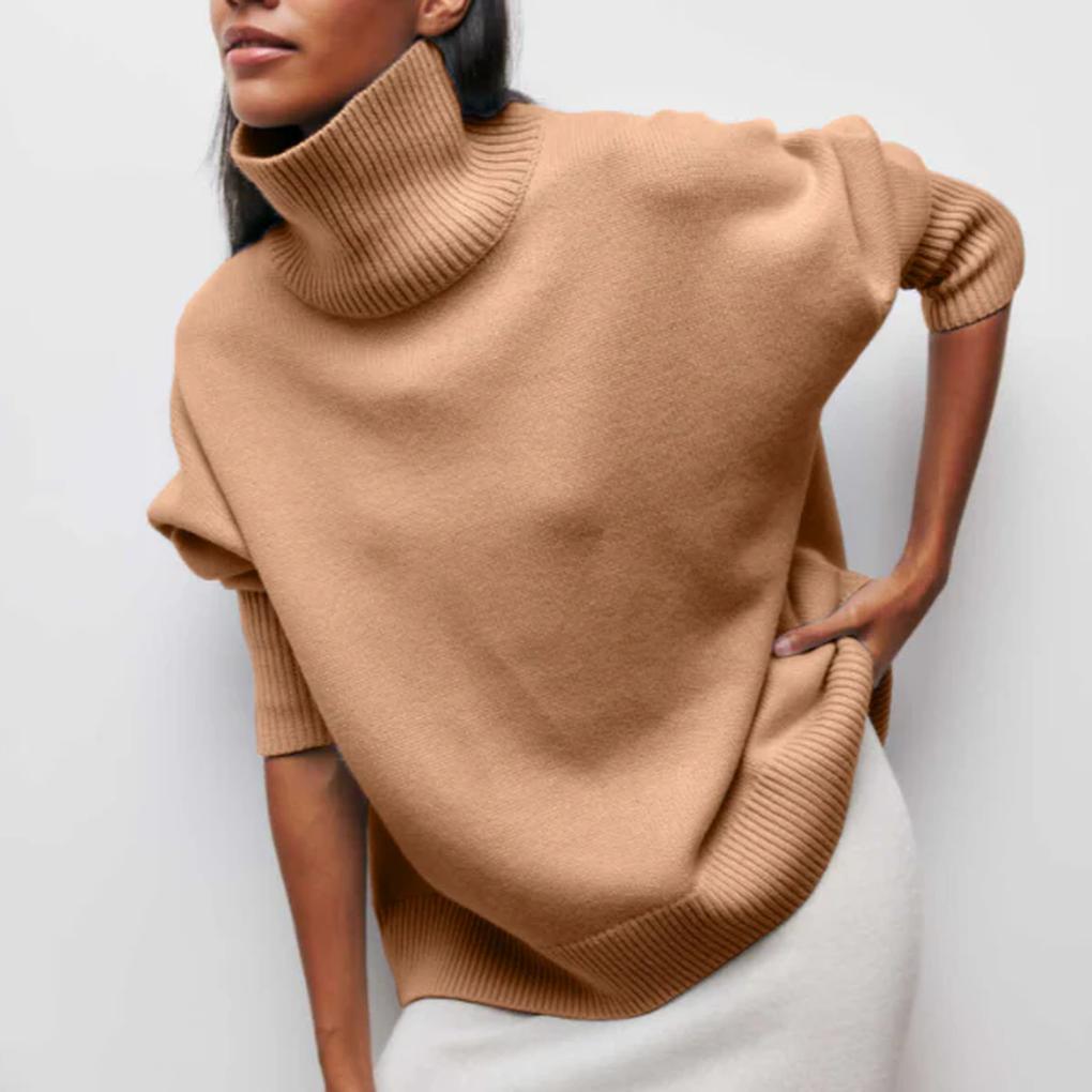 Maglione a collo alto da donna