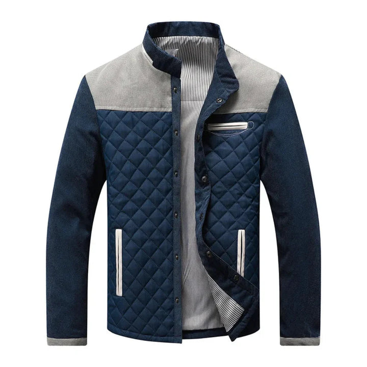 High-quality quilted transitional jacket for men