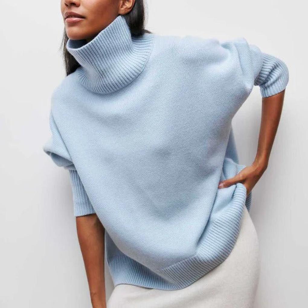 Maglione a collo alto da donna