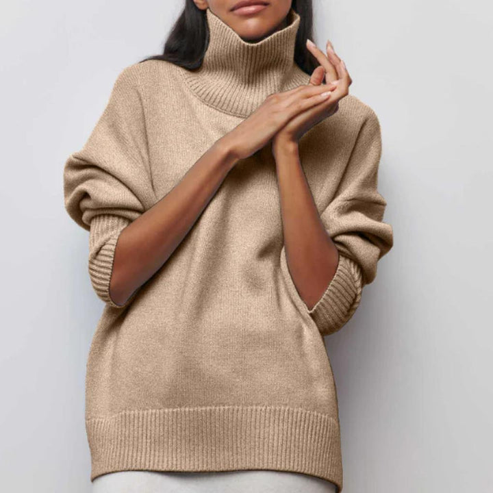 Maglione a collo alto da donna