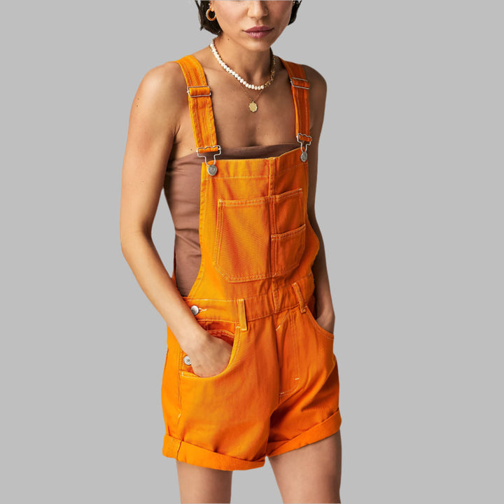 Sleeveless denim jumpsuit Casual Elegant