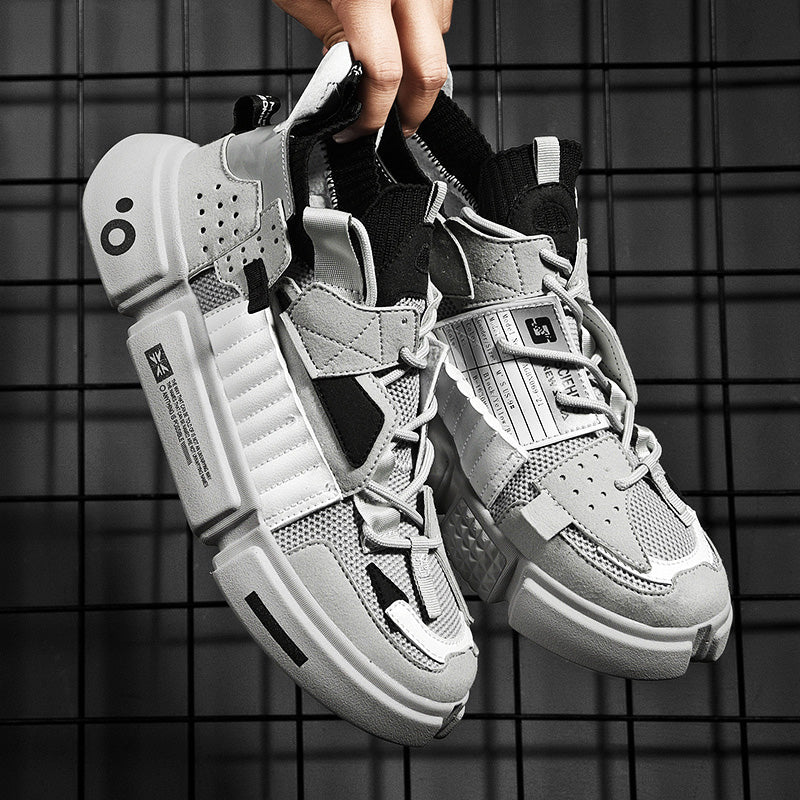 Sneakers da uomo in rete traspirante