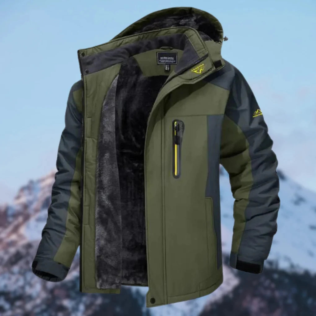Giacca invernale da uomo: stile casual moderno con finitura impermeabile