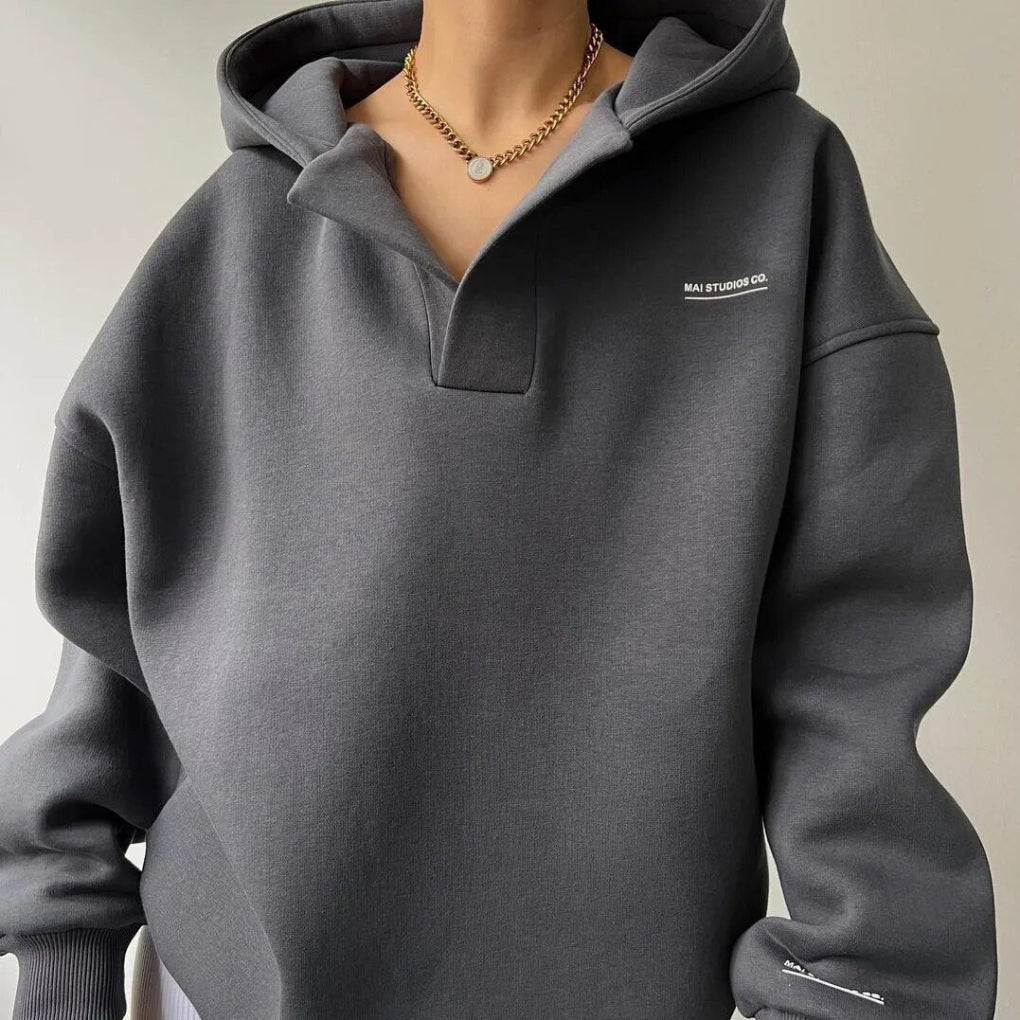 Modern winter pullover for women