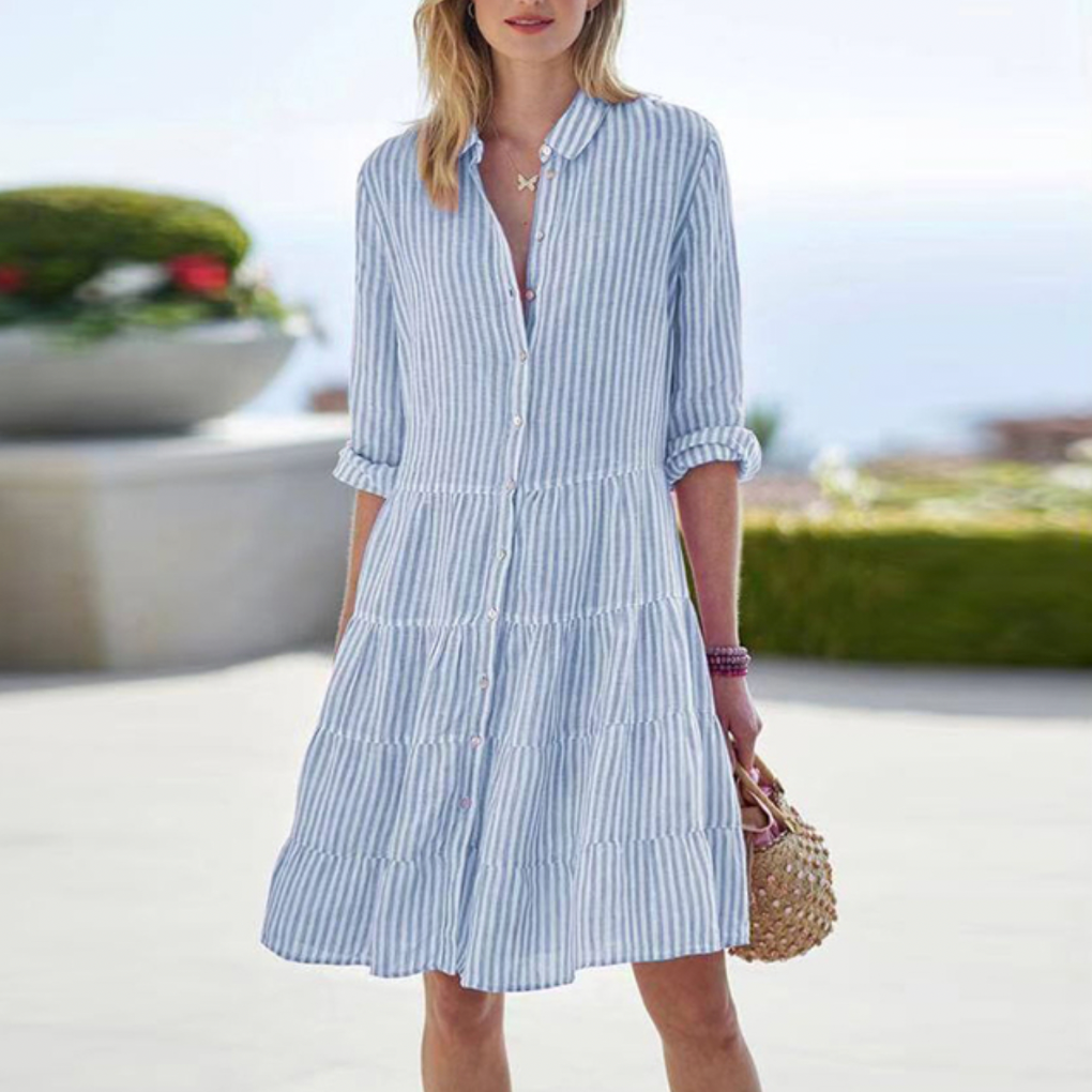 Eleganza casual con una silhouette a strati ariosa