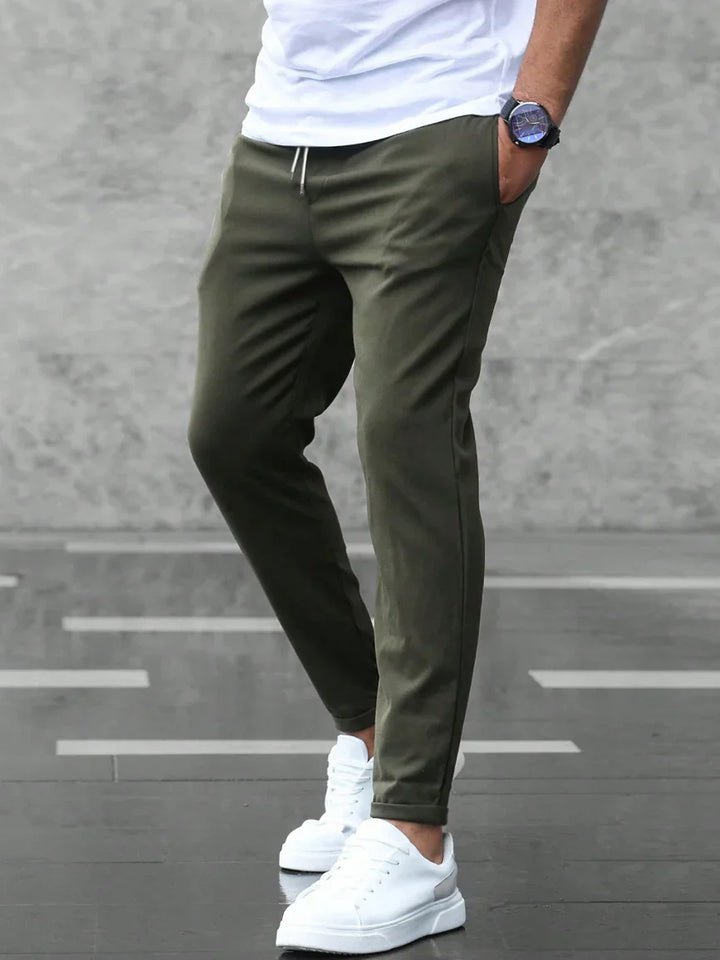 Modern stretch trousers for men