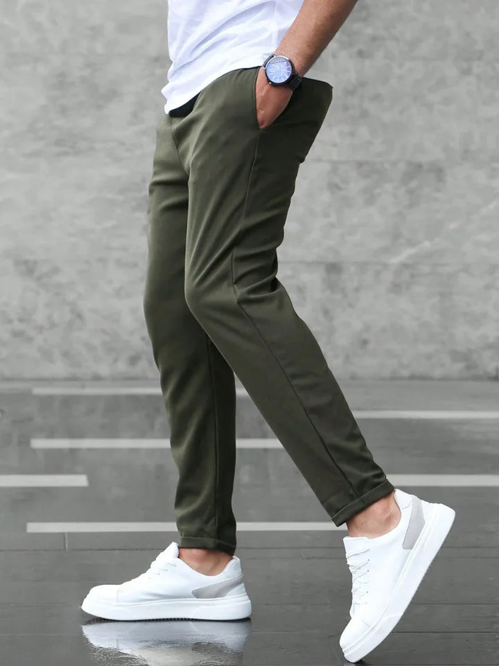 Modern stretch trousers for men