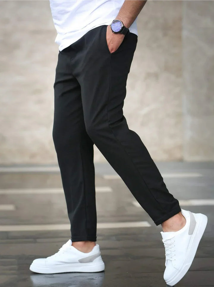 Modern stretch trousers for men