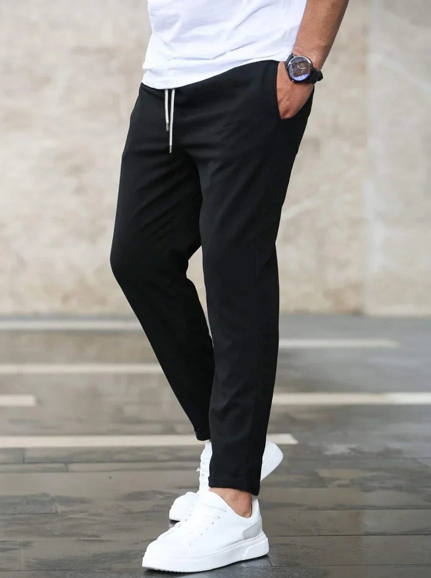 Modern stretch trousers for men