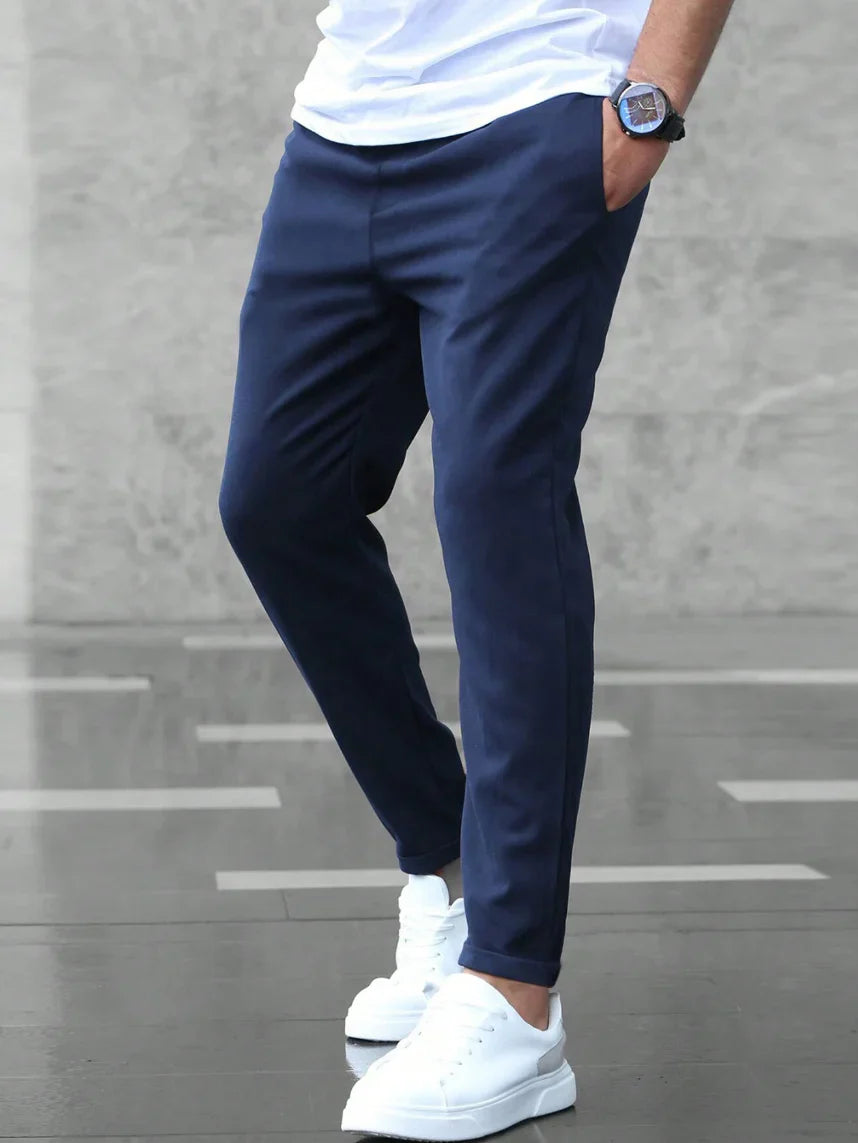 Modern stretch trousers for men
