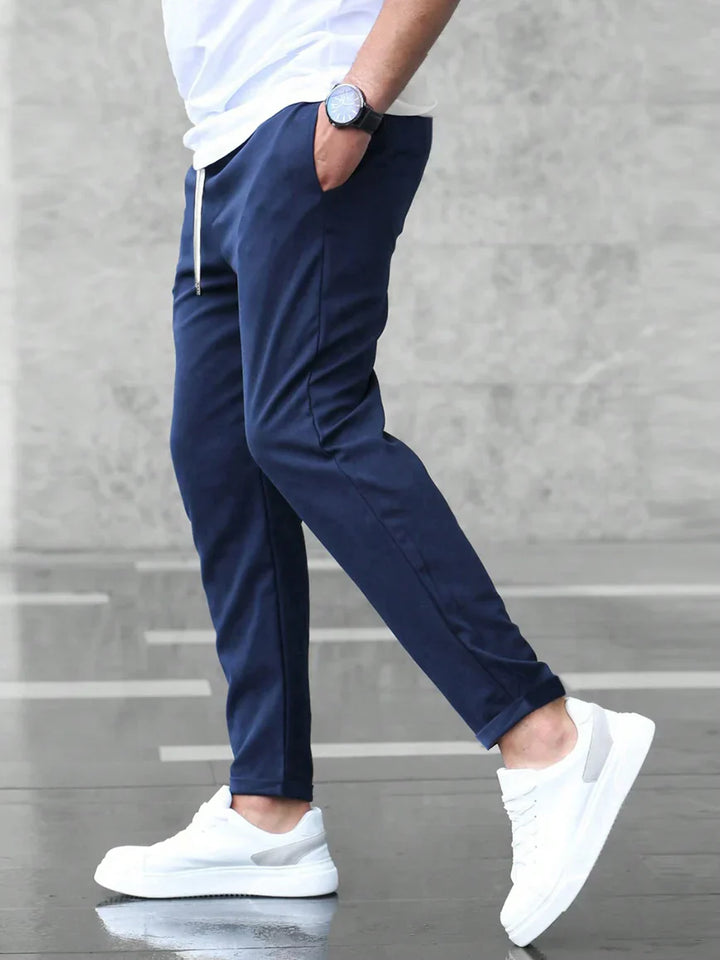 Modern stretch trousers for men