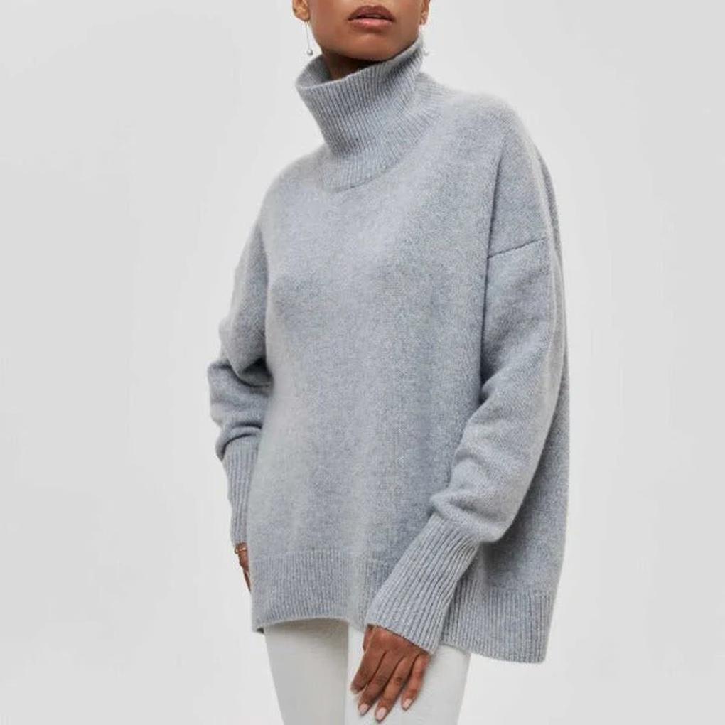 Maglione a collo alto da donna