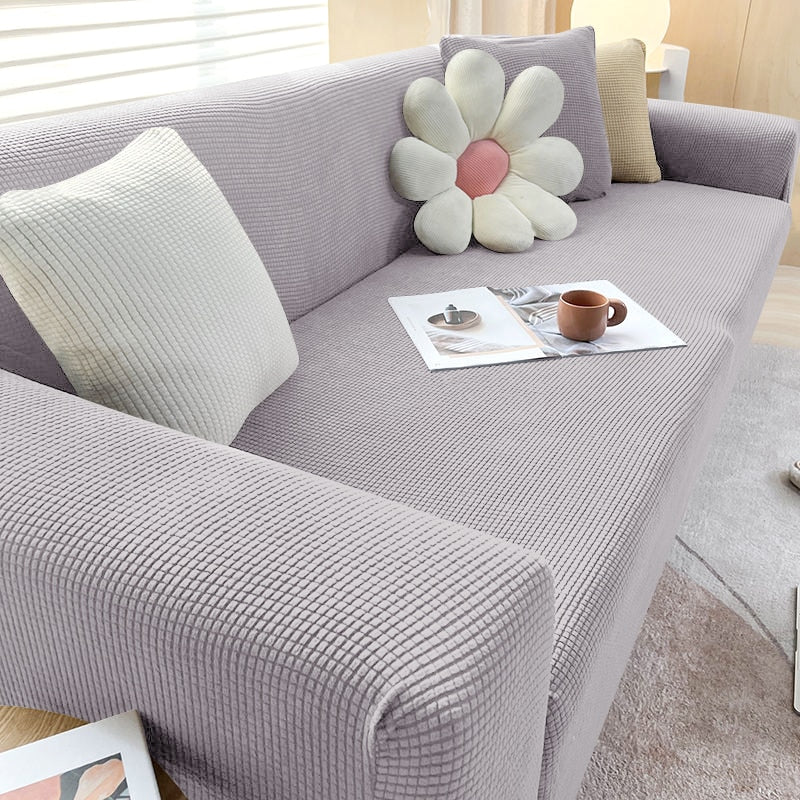 Textured stretch sofa cover Non-slip sofa protectors