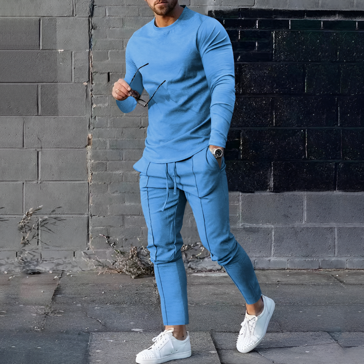 Two-piece casual set for man