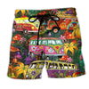 Pantaloncini da Bagno da Uomo con Stile Graffiti