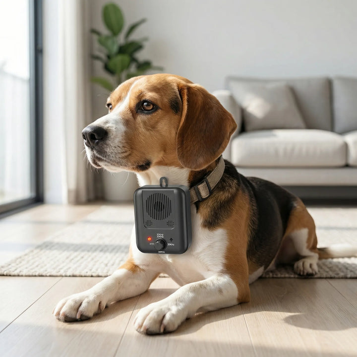 Silentpaw - Dispositivo automatico a ultrasuoni per il controllo dell'abbaio