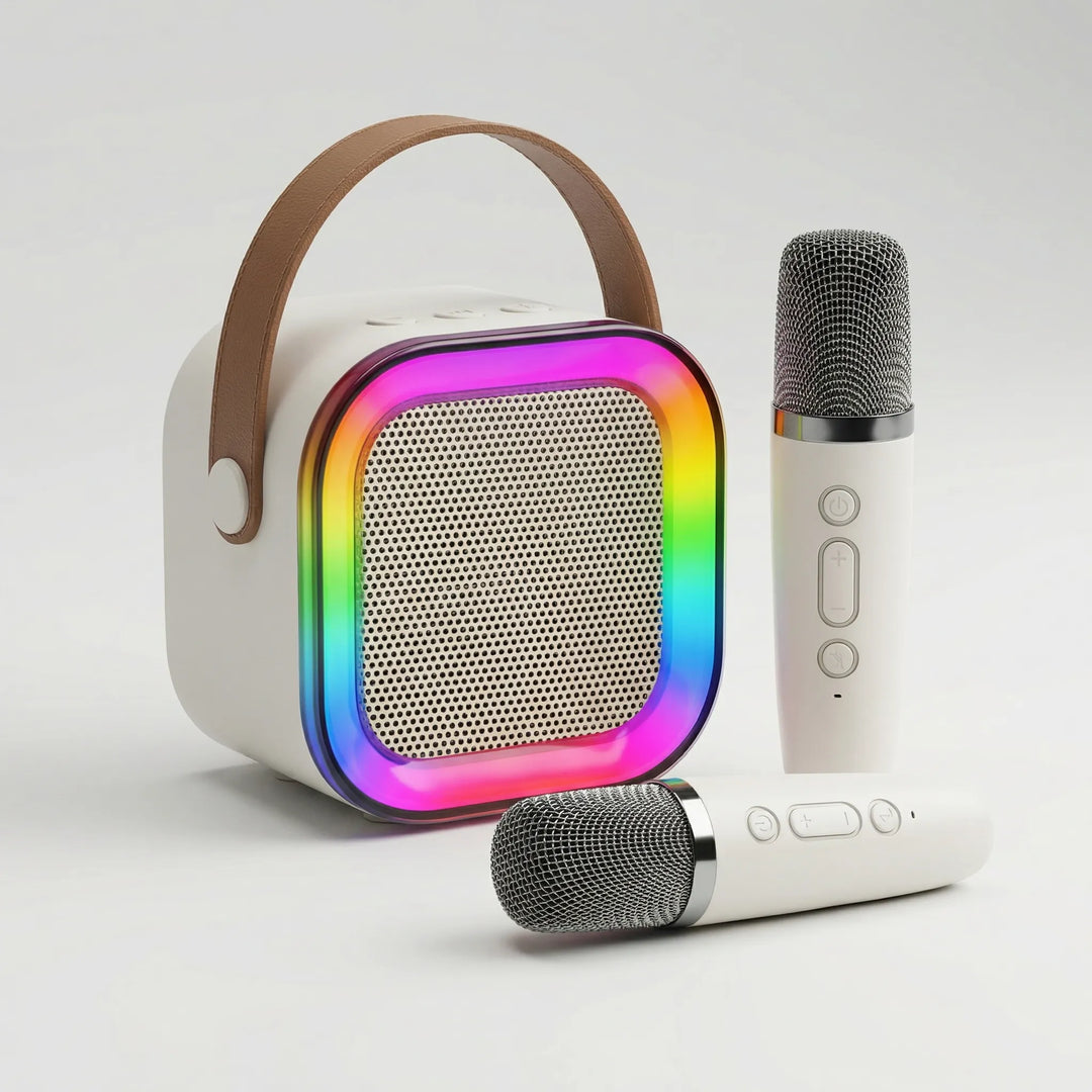 Singovox - Set di altoparlanti karaoke Bluetooth portatili