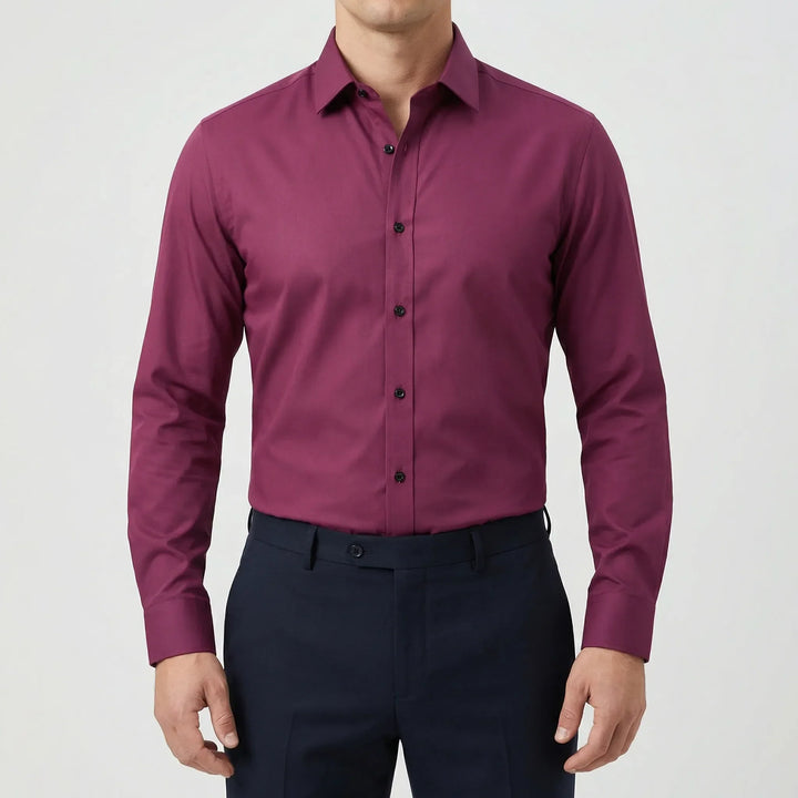Slexon - Camicia elegante a maniche lunghe dalla vestibilità slim