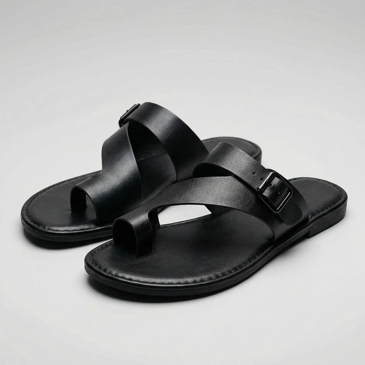 Soletta - Sandalo slip-on a punta aperta con fibbia