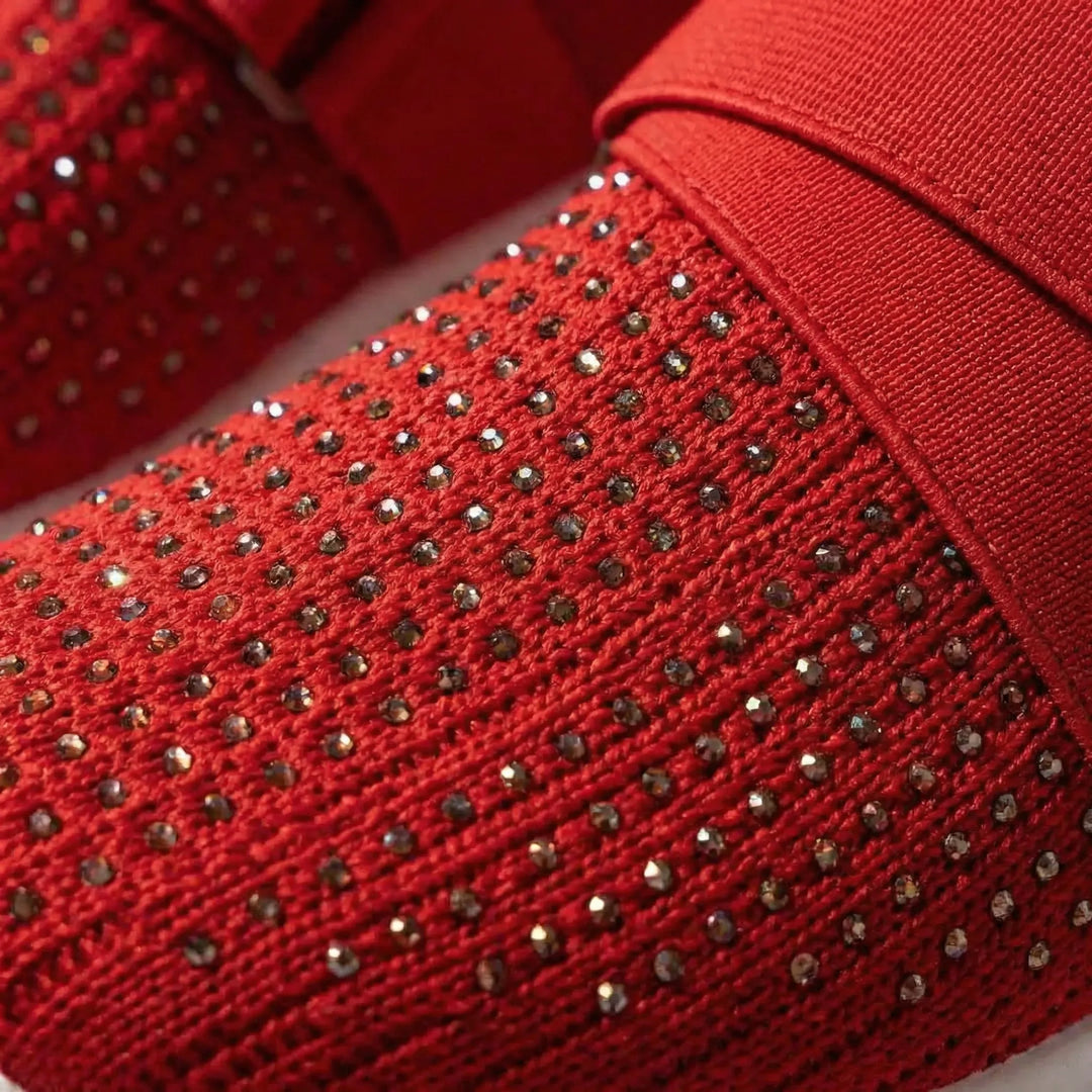 Sparkelle - Sneaker slip-on con dettagli in strass