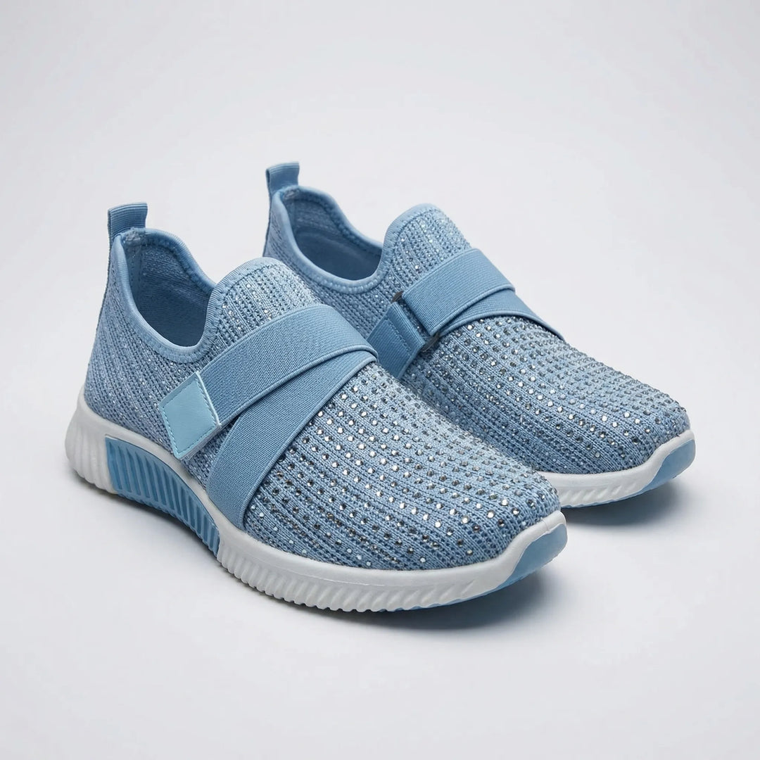 Sparkelle - Sneaker slip-on con dettagli in strass