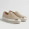Slip-On Flat Decorato con Strass
