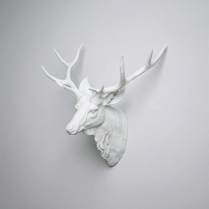 Stagvara - Scultura da parete a forma di testa di cervo finta